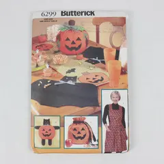 1999 Butterick Halloween Decor Sewing Pattern 6299 UNCUT