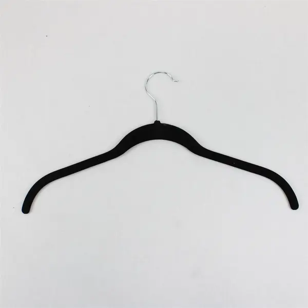 Lot of 9 Joy/Unbranded Velvet Coat Hangers in Black