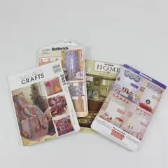 Lot 4 Vintage Home Decor Sewing Patterns Uncut B6109 M3901 S8693 B5573