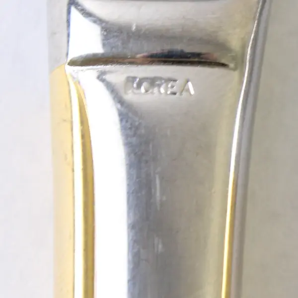 Lot of 5 Retroneu Linda Gold 18/8 Stainless Dinner Knives