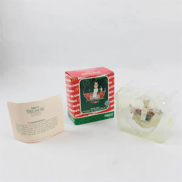 Enesco Vintage 1991 Treasury of Christmas ornament McDonald’s Holiday Treats