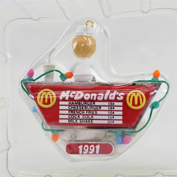 Enesco Vintage 1991 Treasury of Christmas ornament McDonald’s Holiday Treats