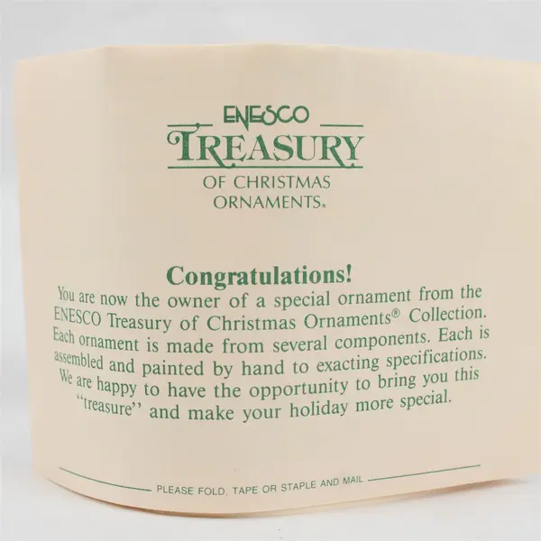 Enesco Vintage 1991 Treasury of Christmas ornament McDonald’s Holiday Treats