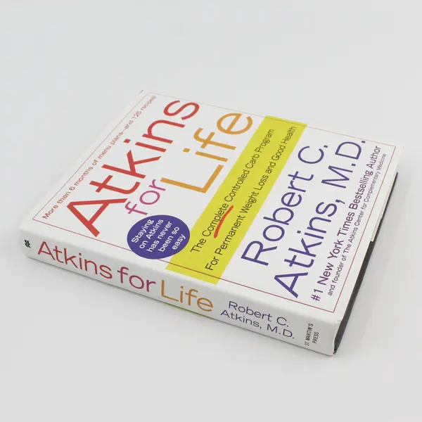 Atkins for Life The Complete Controlled Carb Program Robert C Atkins 2003 HC DJ