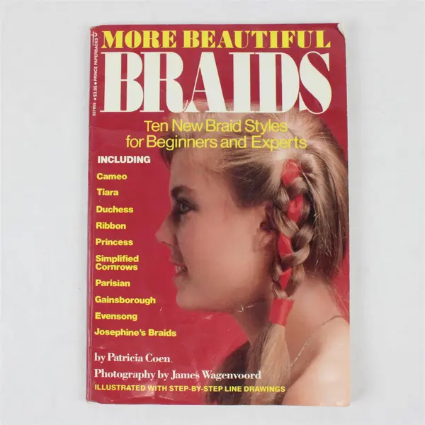 Vintage More Beautiful Braids by Patricia Coen 1985 Paperback