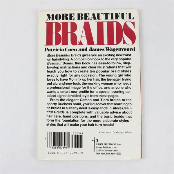 Vintage More Beautiful Braids by Patricia Coen 1985 Paperback