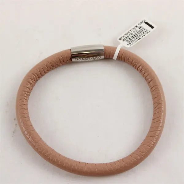 NWT Brighton Woodstock Beige Leather Bracelet M/L