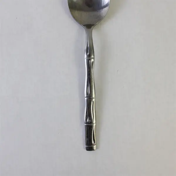 Lot of 4 Reed & Barton Regal Bamboo Stainless Flatware 3 Teaspoons 1 Place Spoon