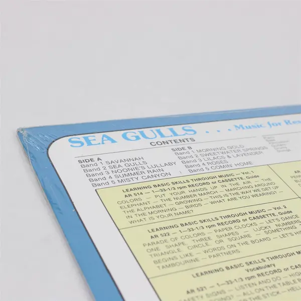 Hap Palmer Sea Gulls Music for Rest and Relaxation 12" Vinyl AR 584