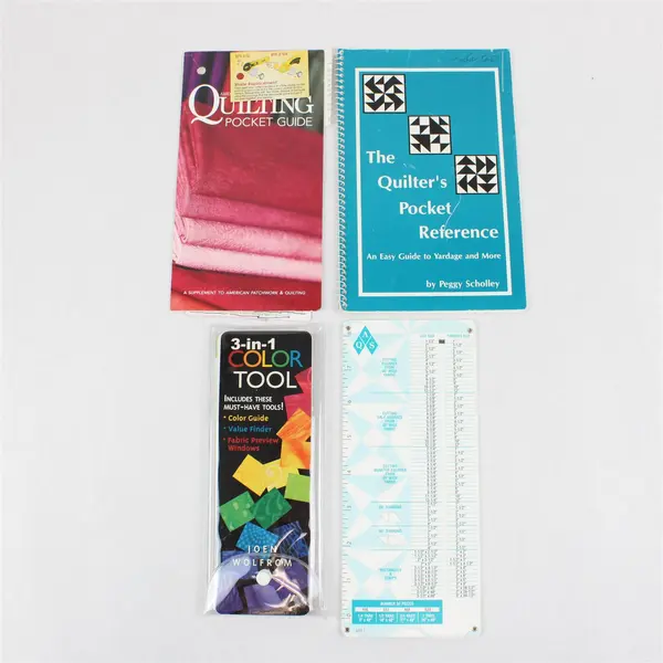 Lot of 4 Quilting Sewing Reference Guides Tools C&T Publishing Peggy Scholley