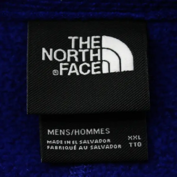The North Face Mens XXL Fleece Pullover Quarter Zip Lapis Blue Jacket