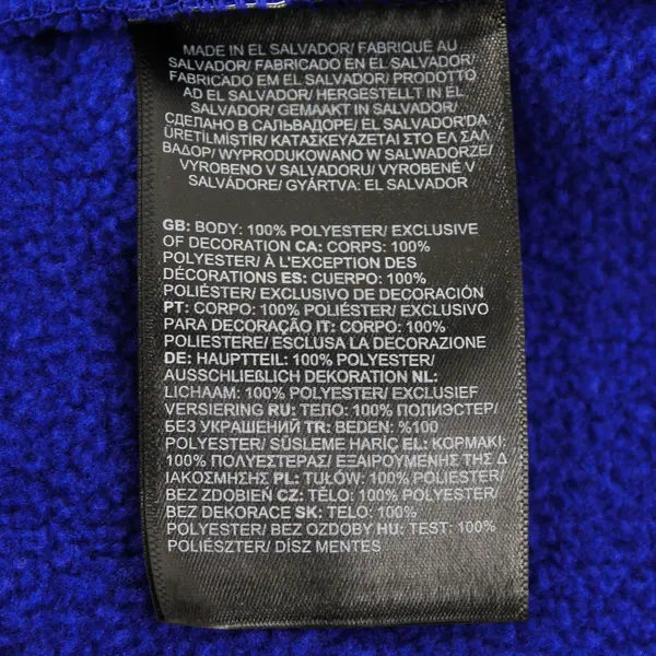 The North Face Mens XXL Fleece Pullover Quarter Zip Lapis Blue Jacket