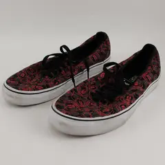 Vans Disney Red and Black Mickey Mouse Print Sneakers Men's U.S. 9