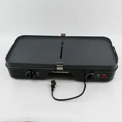 Hamilton Beach 38546MN Electric Grill Griddle Non-Stick Adjustable