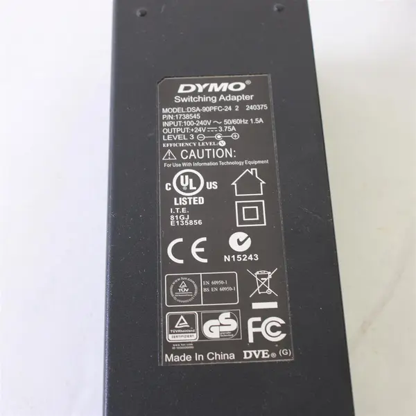 DYMO DSA-90PFC-24 Switching Adapter Power Supply for LabelWriter