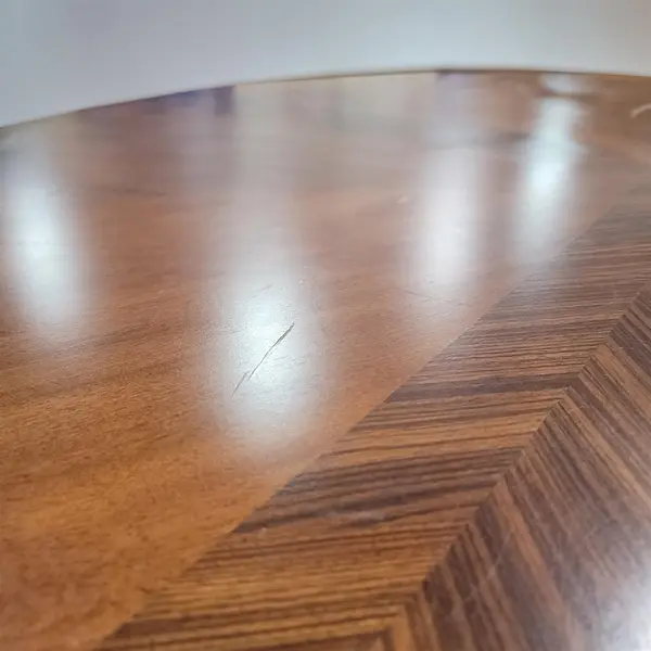 Round Wood Counter Height Dining Table on Pedestal Base - Local Pickup Only