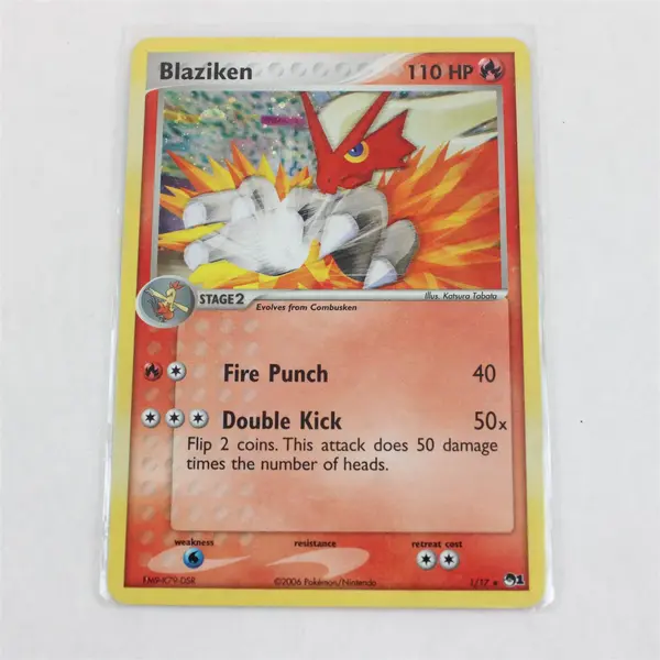 Pokémon TCG Blaziken Holo Rare Card 1/17 110HP - 2006 - NM