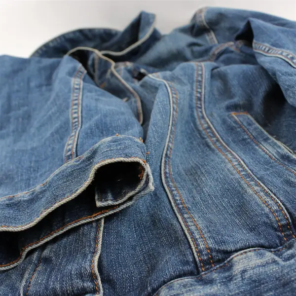 LOFT Plus Women Denim Jacket Medium Wash Est XL