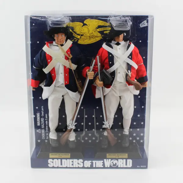 1997 Formative Intl Soldiers of the World Boxed 98222 Am Patriot Brit Redcoat