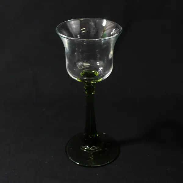 Vintage PartyLite Radiant Glow 3 Piece Green Stem Tea Light Candle Holder Set