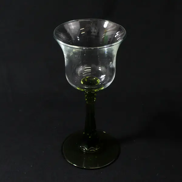 Vintage PartyLite Radiant Glow 3 Piece Green Stem Tea Light Candle Holder Set