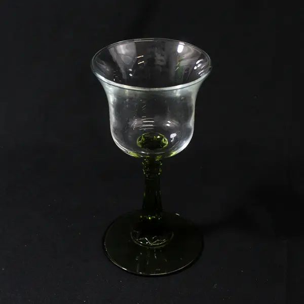 Vintage PartyLite Radiant Glow 3 Piece Green Stem Tea Light Candle Holder Set