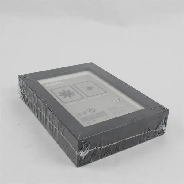 Lot of 2 Ikea Ribba Black Picture Frames  4" x 6" NEW