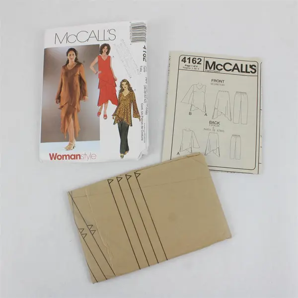 2003 McCall's Pattern 4162 Women's Top Skirt and Pants Size RR 18W-24W UNCUT