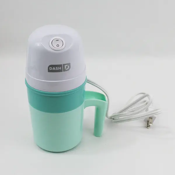 Dash My Pint Ice Cream Maker Aqua White w/Spoon