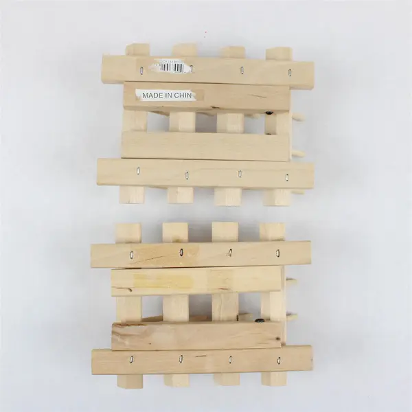 Lot of 2 June Tailor Wooden Spool Rack Holds 32 Spools