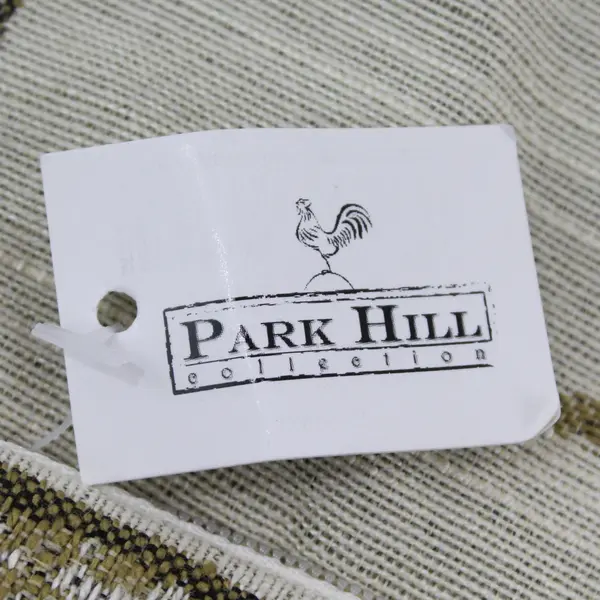 Park Hill Collection Beige Floral Pagoda Design Pillow Cover 18" x 18"