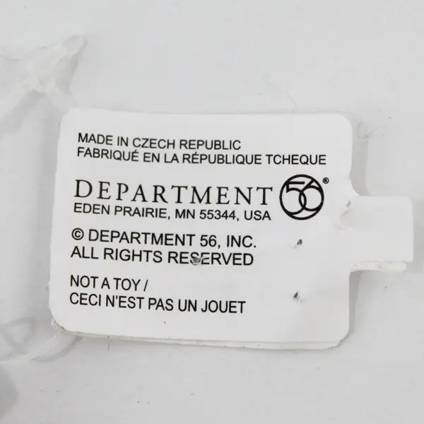 Department 56 Gingerbread Man Ornament White Icing Detail Vintage