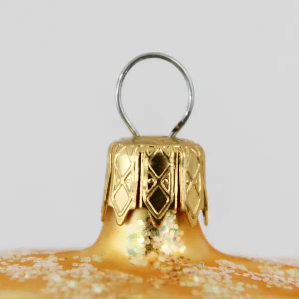 Vintage Strawberry Pie Slice Glass Ornament Good Condition