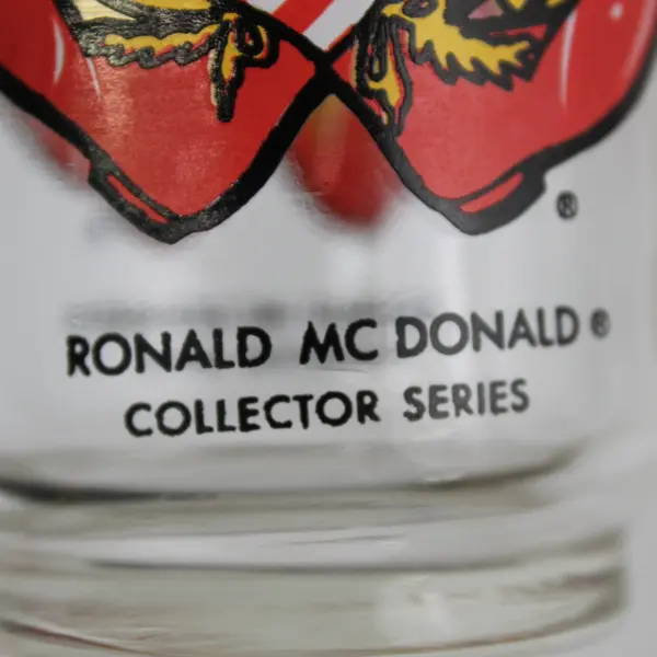 Lot Of 3 Ronald McDonald Collector Series Matching Drinking Glasses 5.75" Tall