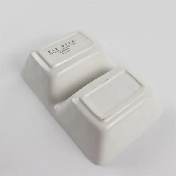 Rae Dunn Artisan Collection by Magenta Twin Condiment Wink Dish