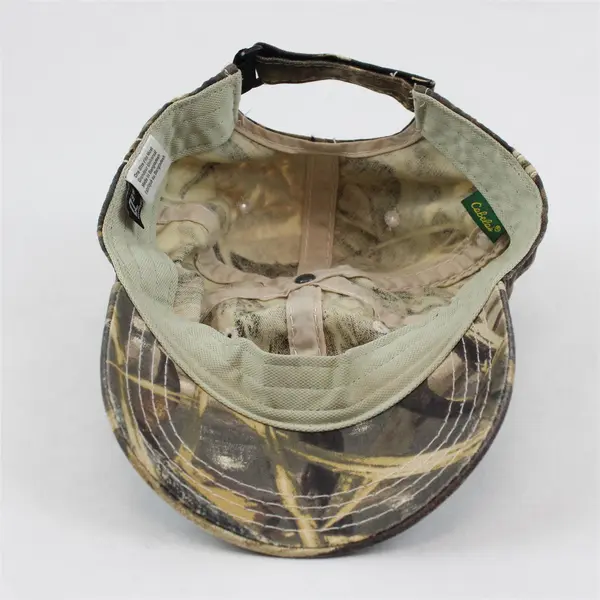 Cabela's Camo Strapback Hat Pink Embroidered Outdoors Logo Women's