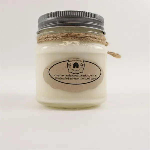 Homesteader At Heart French Lilac All Natural Soy Wax Candle UNBURNED