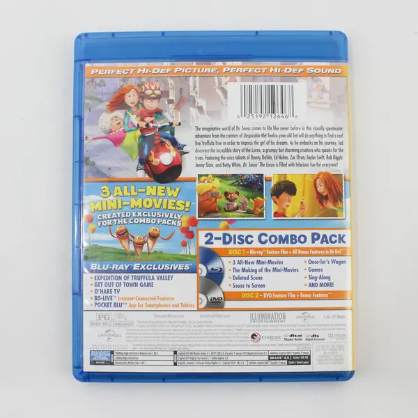Dr. Seuss' The Lorax (Blu-ray/DVD 2-Disc Set) 2012, #61120933 