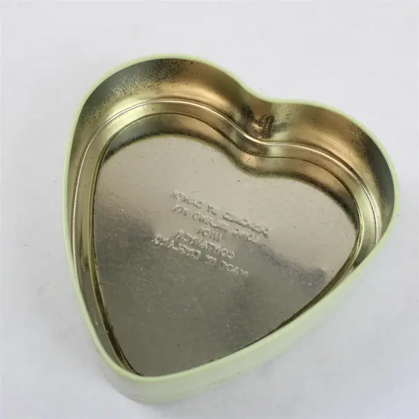 Vintage Heart-Shaped Tin by Daher of Long Island NY Made in England