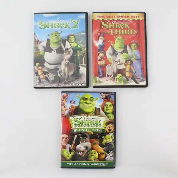Shrek 2 The Third Forever After 3 DVD Set DreamWorks Full Screen