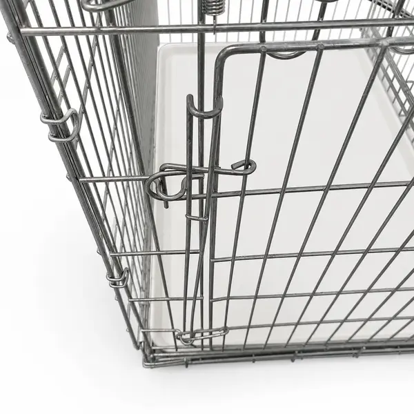 Folding Metal Wire Dog Crate Kennel with Pan - Local Pickup Only