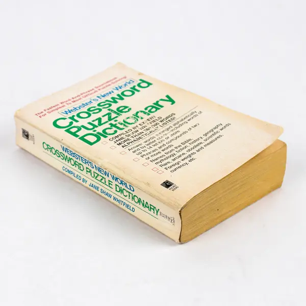 Webster's New World Crossword Puzzle Dictionary Jane Shaw Whitfield 1977 PB