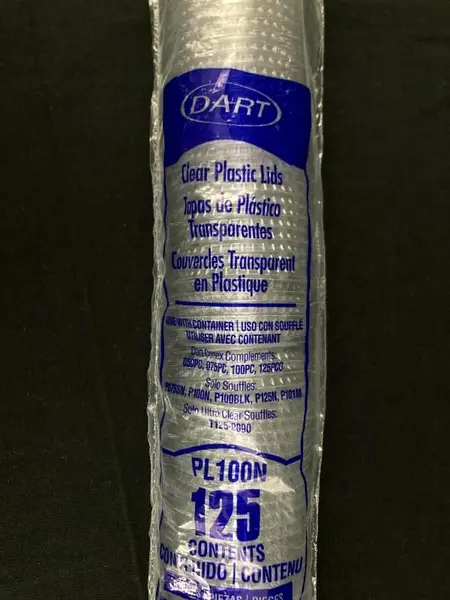 Dart Solo Souffles Clear Portion Container Lids 125 Ct Sealed Pack