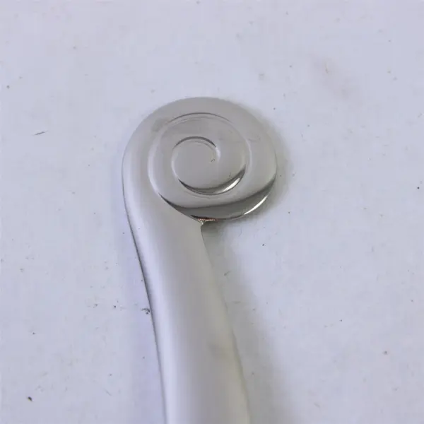 Lot of 2 Gibson Stainless Steel Europa Oval Soup Spoons 8" Flatware