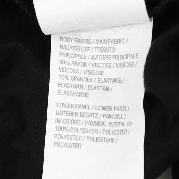 LOGO Lori Goldstein Black Blouse Long Sleeve Ruffle Hemline Plus 2X