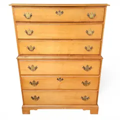 Thomasville Hartford House 6 Drawer Highboy Dresser Maple - Local Pickup Only