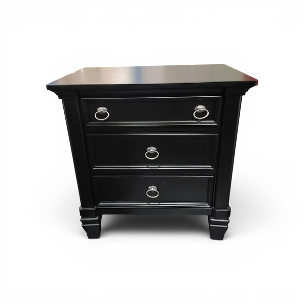 Ashley Furniture Greensburg B671-93 Black Nightstand Bedside Table- Local Pickup
