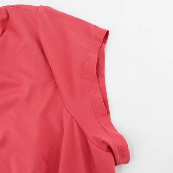 AnyBody Women Plus Size 2X Pink Scoop Neck Short Sleeve T-Shirt