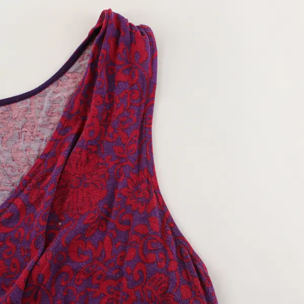 Natori Multicolor Abstract Print Long Maxi Dress