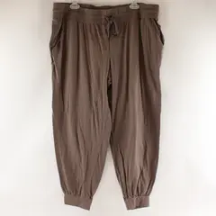 AnyBody Cozy Knit Tan Pull On Lounge Pants Women 1X
